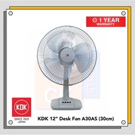 KDK 12” (30cm) Desk Fan A30AS (1 Year Warranty)