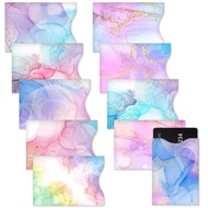 10 PCS RFID Blocking Sleeves Credit Card Protector, Anti-Theft Credit Card Holder for Women Men, Eas