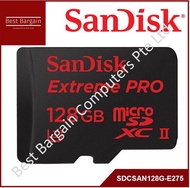 Best Bargain -  SANDISK EXTREME PRO microSDXC UHS-II CARD 128GB 275MB/S