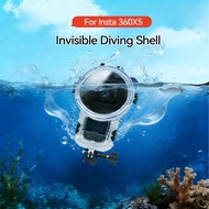 50M Waterproof Case Housing Underwater Dive Protective Shell for Insta 360 X5 Invisible Dive Case Pr