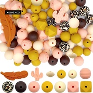 92Pcs Silicone Beads Polygonal Star Bead Bracelet Making Kit