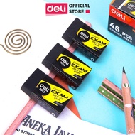 [ Combo of 5 tablets ] Deli 2B//4B Pencil Eraser, Black, Cleans Less Debris, Compact Eraser - Suitab
