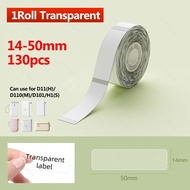 Niimbot Transparent Mini Label Printer Self-adhesive Portable Thermal Waterproof Oil Paper Label Tap