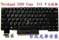【全新 聯想 Lenovo Thinkpad X390 Yoga X13 中文鍵盤】背光中文鍵盤