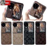 NC Business Leather Casing for OPPO Find N3 Flip N3Flip Protection Phone Case