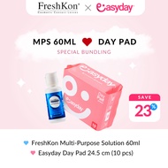 Bundling - FreshKon® X Easyday - Solution 60ml 100ml/ Refreshing Drops 10ml + Easyday Day Pad (24.5 
