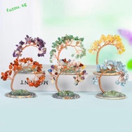 FUZOU Natural Crystal Tree, Natural Crystal Craft Mini Tree Model, Creative Handicrafts Tree Design 