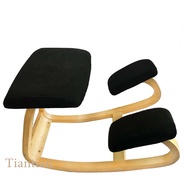 Black Chair Office Study Chair Comfortable Relieve Stress Ergonomic Kneeling Chair