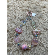 Keychain Siap yg Warna Pink 77 boleh gantung kt bag, key, phone - LIVE