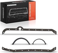 A-Premium 4.4L 5.0L 5.7L Engine Oil Pan Gasket Set, Compatible with Chevrolet Malibu, Impala, Camaro
