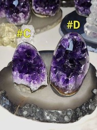 🔮超極品🔮🔝特級藍寶石帝王紫👑紫晶簇水晶擺件🔮（💡精拋/拋光）天然紫晶簇紫水晶擺件 紫晶洞 烏拉圭紫晶簇晶鎮  迷你水晶簇