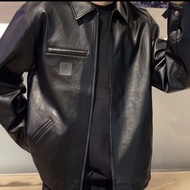 Carhartt Leather Lapel Casual Jacket