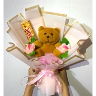 BUCKET BONEKA COKLAT SILVERQUEEN | BUCKET BUNGA | BUCKET COKLAT |