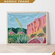 Wall Painting, Texas State Park Print Caprock Canyons Texas Travel Poster Texas Landscape Painting C