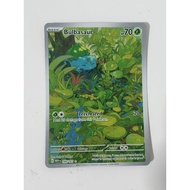 Pokemon 151 bulbasaur illustration rare card