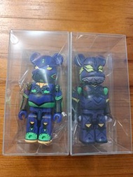 Medicom toy bearbrick EVA 新世紀福音戰士 破 Q 初號機 ＆ 13號機 100% be@rbrick set bear figure 全新 拆售