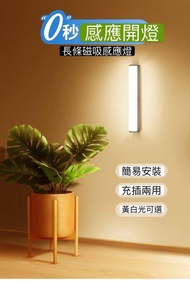 KF items 0123: 智能慳電人體感應小夜燈/家用走道樓梯走廊廁所廚燈/衣櫃燈 送usb 充電線