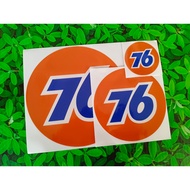 Sticker Decal Motor&Car Union 76 Seventy Six Engine Oil HP Latex Print