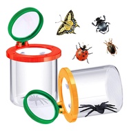 UNIFORM SATURATE82UN5 terrarium kit Magnifier Portable Insect Feeding Experimental Children Education Toys Handheld magnifier Bug Catcher for Kids