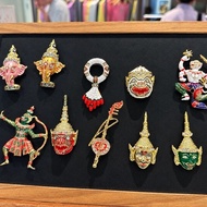 Khon Sala Chalerm Krung Souvenir Keychain Brooch Magnet Hanuman Rama Phra Lak Thakan Ms. Sida Sukrip