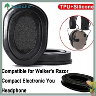 TAMAKO 1 pair Earphone Cushions, Silicone TPU Headphone Ear Pads, Headphone Accessories Replacement 