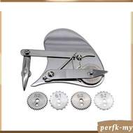 [PerfkMY] Dotting Pen Precision Pattern Pen with Wheels Mechanical Drafting SET a