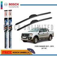 Bosch AEROTWIN Wiper Blade Set for FORD RANGER 2011-2015 (24 /16 )