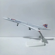 JASON TUTU 20CM Diecast Metal Planes British Airways Concorde Aircraft Model Planel Airplane Collect