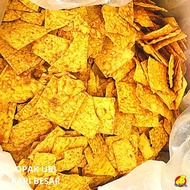 Kerepek Opak Ubi Kari Kecil 200g / Tapioca Chips Biscuit Curry (Small) 200g -SIGNATURE DELIGHT