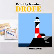 DROFE Paint by number BEACH SCENE 20x20 Painting kit/Painting Set/Coloring Package/DIY/Crafts/Numbers/wall decor/