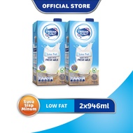 [Paket isi 2] Frisian Flag UHT Lowfat 946ml