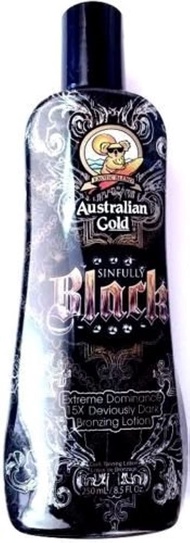 Australian Gold Sinfully Black Bronzer Tanning Lotion 8.5 Oz/ 250 Ml Australian Gold Sinfully Black 
