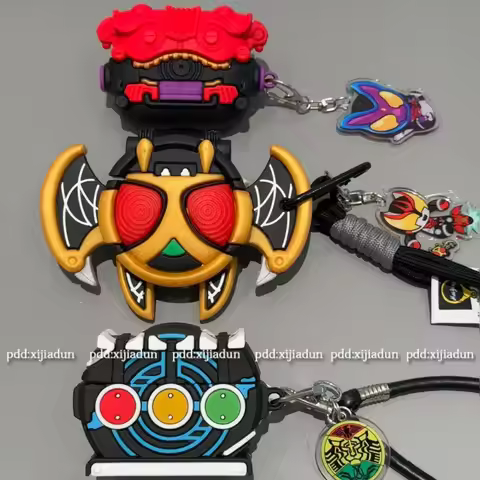 Kamen Rider Cartoon Anime Headset Case Suitable for Airpods 4 Protective Case AirpodPro2 3rd Generat