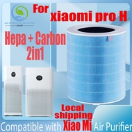 【For only xiaomi pro H filter】Replacement Compatible with Xiaomi pro H Filter Air Purifier Accessories HEPA&amp;Carbon H13