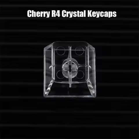 Gamer Mechanical Keyboard Crystal Keycaps PC Material MX Switch Tester Cherry R4 Height ESC Clear Ke