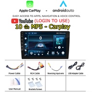 จอรถยนต์ 2Din ขนาด 7/9/10 นิ้ว MP5 Carplay Android Auto รองรับ YouTube เข้าสู่ระบบเพื่อใช้ Bluetooth