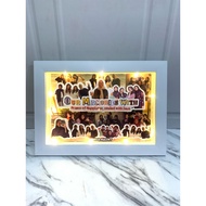 Scrapbook frame farewell gift/ farewell gift/