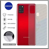 Garskin Carbon Samsung A21s 2020 Anti Gores Belakang Carbon Skin Hp