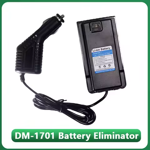 Baofeng DM-1701 Battery Eliminator DM-1701A Car Charger Cigarette Lighter 7.4V For DM1701 HamRadio D
