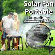 12Inch solar outdoor 12v dc solar stand fan solar powered electric fan solar fan