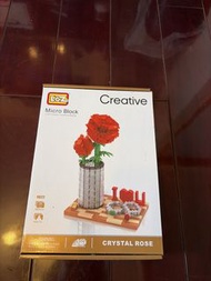 LOZ Crystal Rose 微型積木