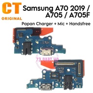 MIC Charger Connector Board + Handsfree Samsung Galaxy A70 2019 / A705F SM-A705F/ SM-A705FN/ SM-A705