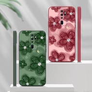 DMY case flower oppo A9 A5 A74 A95 A93 A92 A52 A72 F11 F9 R15 R17 R9S plus Find X2 X3 X5 pro soft silicone cover case shockproof