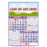 Low Tide and High Tide Commercial Calendar 2026 - FREE LAYOUT