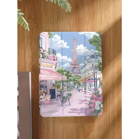 insPink Cherry Blossom Street Tablet CASE For iPad pro 10/11/2020/6th/7th /8th /Air 3rd/Air 4th/9th