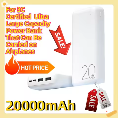 For 3C Certified Power Bank 20000mAh Ultra Large Capacity Power Bank That Can Be Carried on Airplane