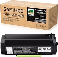 56F1H00 Toner Cartridge with Chip Compatible with Lexmark 56F1H00 56F1000 Work for Lexmark MS321 MS4