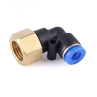 PLF 8-01 Pneumatic Fitting Elbow 8mm To Threaded In 1/4 inch