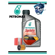 Petronas F500 10W-40 4T Semi Synthetic 1L 100% ORIGINAL ENGINE OIL MOTORCYCLE SPRINTA