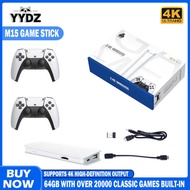 M15 retro console 64GB 20000+game 4K high-definition output handheld video stick 20+emulator GBA PS1